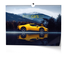 Nástěnný kalendář 2027 - Dream Cars - A3 - BNE10-27