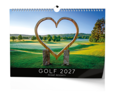 Nástěnný kalendář 2027 - Golf - české resorty - BNS3-27