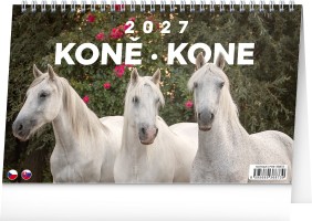 Stolní kalendář 2027 - Koně CZ/SK - PGS-36873