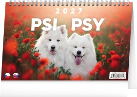 Stolní kalendář 2027 - Psi CZ/SK - PGS-36874