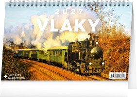 Stolní kalendář 2027 - Vlaky - PGS-36883