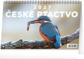 Stolní kalendář 2027 - České ptactvo - PGS-36940