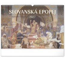 Nástěnný kalendář 2027 - Slovanská Epopej - Alfons Mucha  - PGN-36834-L
