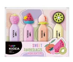 Zvýrazňovač Kidea 5 ks - letní ovoce -ZFO4KA