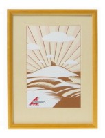 Rámeček na foto 21 x 30 cm -světle hnědý - 088-21X30S
