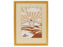 Rámeček na foto 15 x 21 cm - světle hnědý - 088-15X21S