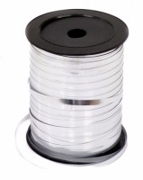 Stuha 5/250 - metal kotouč - stříbrná