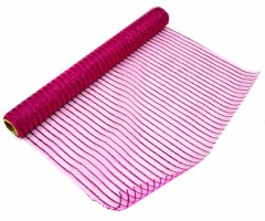 Organza 36cm/4,5m s glitrem - amaranth - 906