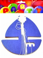 Papírová girlanda - různé barvy - 4 m - 9073