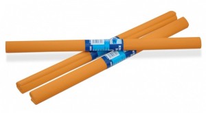 Krepový papír - světle oranžový 5 - 50 x 200 cm 