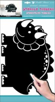Samolepicí stírací tabulka na křídu - Dino - 10136
