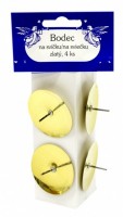 Bodce na svíčku - zlaté - 4 ks - 2669