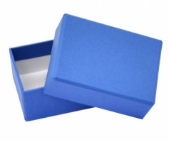 Dárková krabička B0 - modrá - 7,5 x 5,5 x 3,5 cm