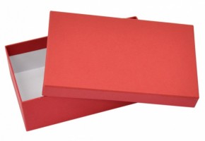 Dárková krabička B2 - červená - 18 x 11 x 5 cm