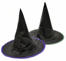 Dětský čarodějnický klobouk - černý - 560109