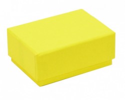 Dárková krabička B0 - žlutá - 7,5 x 5,5 x 3,5 cm
