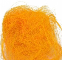 Sisálové vlákno 30 g - světle oranžové - 229104