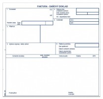 Faktura 2/3 A4 propisovací - mSk 33