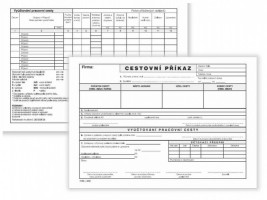 Cestovní příkaz A5 - mSk 500