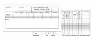 Záznam o provozu vozidla nákladní dopravy alonž ET 220