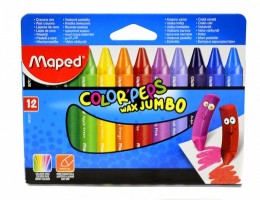 Voskovky MAPED Color'Peps Wax JUMBO - 12 ks 0085/9861311