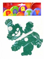 Papírová girlanda - klauni - 3 m - 9203