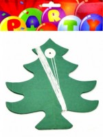 Papírová girlanda - stromky - 9209