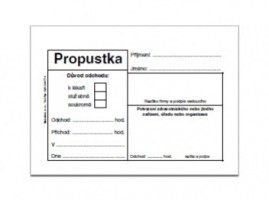 Propustka ET 077