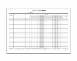 Evidence docházky A4 - mSk 246
