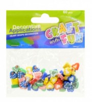 Dekorace - Srdíčka - 60 ks - 327057 CF