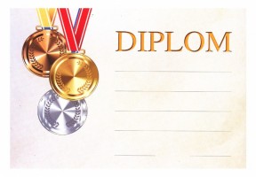 Diplom A5 - Medaile BD060