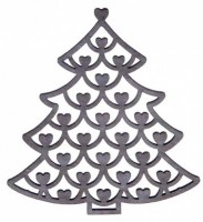 Závěsný dřevěný stromek - 15 cm - 8885454