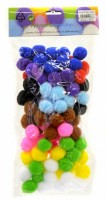 Bambulky - mix barev - 100 ks - POM-1001