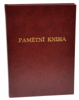 Pamětní kniha 100 listů - bordó