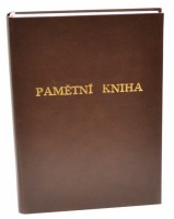 Pamětní kniha 200 listů - hnědá