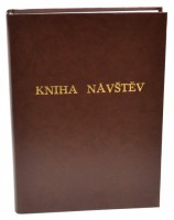 Kniha návštěv 200 listů - hnědá