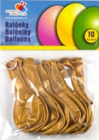 Balónky PGS 110 - zlaté - 10 ks PGM90 38