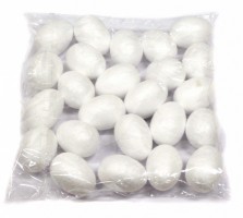 Polystyrenová dekorace - vajíčka - 24 ks - 4 cm - BJ-04