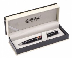 Kuličkové pero Regal WILLIAM - černá - 82200B