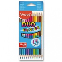 Pastelky MAPED Color'Peps Duo - 24 barev - 9829600