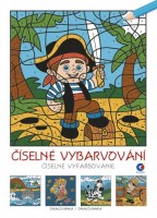 Omalovánka A4 - Číselné vybarvování  BO748