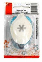 Děrovačka na pěnovku a papír 16 mm - Vločka - SPE16/059