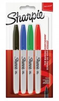 Permanentní popisovače Sharpie Fine - 4 ks - 0074/0985858