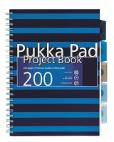 Projektový blok A4 - Pukka Navy - modrá - 6671-NVY