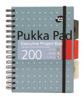 Projektový blok A5 - Pukka Metallic - modrá - 6336-MET/M
