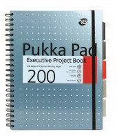 Projektový blok Pukka - Metallic A4 - 80g - 100 listů - modrý - 6970-MET/M