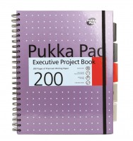 Projektový blok A4 - Pukka Metallic - fialová - 6970-MET/F