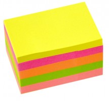 Samolepicí bloček 76 x 76 mm - 5 x 80 listů