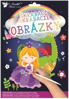 Škrabací obrázky - Princezna - 2 archy - 6621