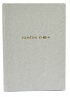Pamětní kniha 100 listů - světlý textil